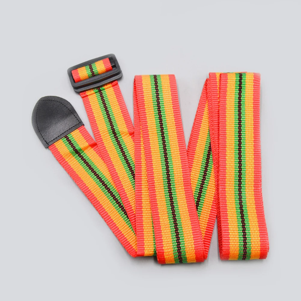 

2pcs African Drum Strap Adjustable Colorful Nylon Drum Shoulder Waist Belt Portable Tambourine Strip