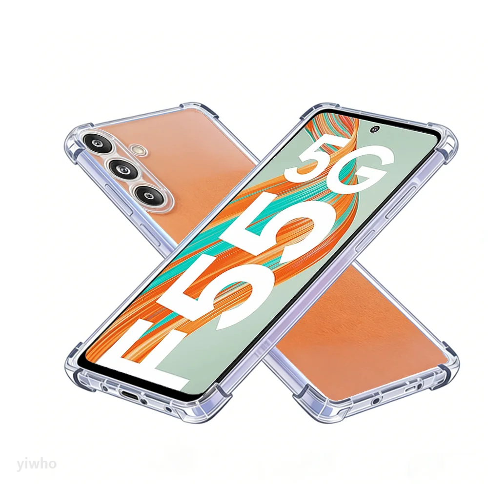Clear Phone Case For Samsung Galaxy F55 5G, Soft Solid Color, Slim and Lightweight, Compatible With Samsung F55