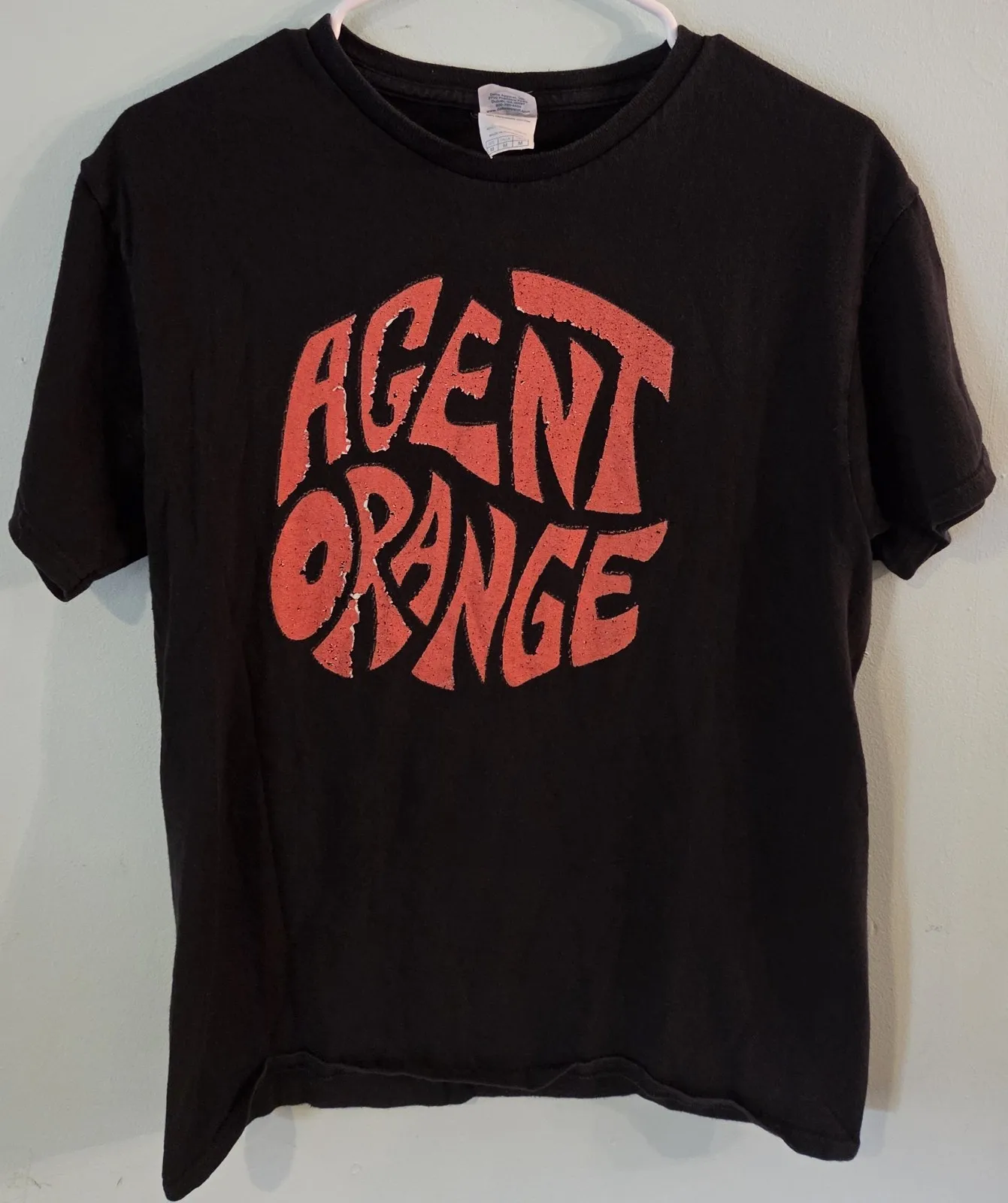 Camiseta vintage de los años 90 de Agent Orange Punk Surf Band, talla M, California Bruh No Worries