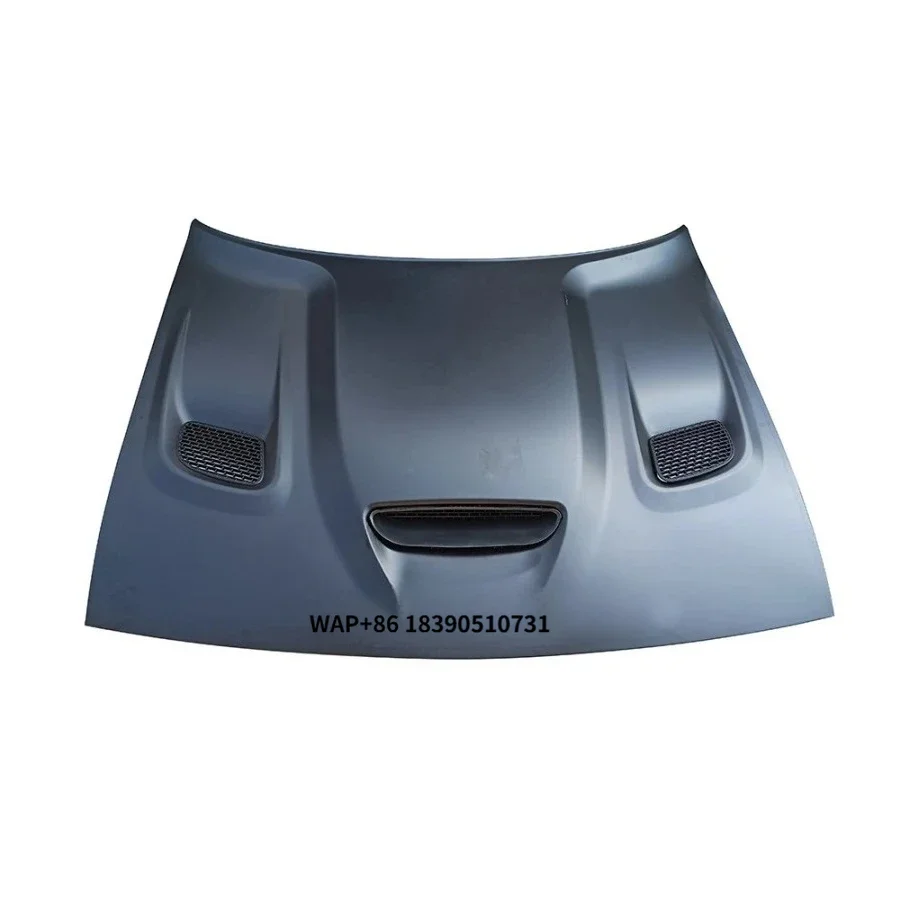 

TIYPEOR Aluminum Engine Hoods for Dodge Challenger SRT Hellcat 2015 - 2021 Racing Engine Hood Cover New Replacement Bonnet