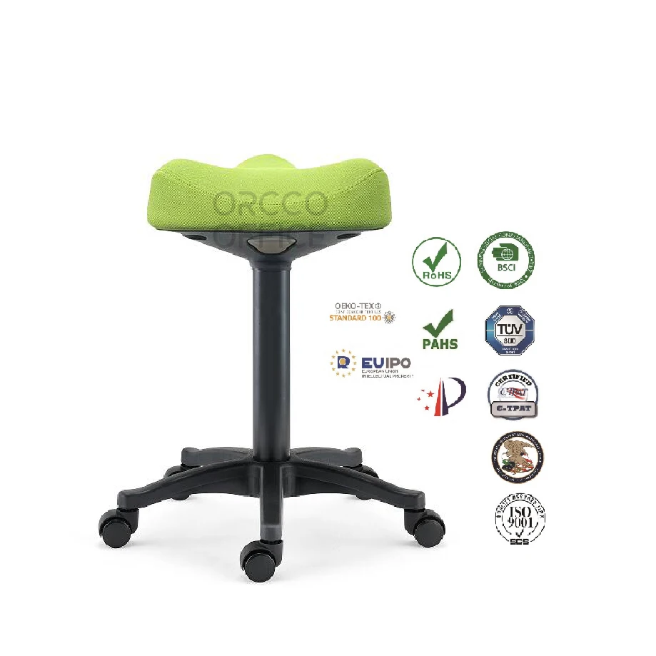 

New Design Comfortable High Adjustable Saddle Beauty Salon Stool for Beauty Nail Salon Barber Pedicure Shop Hospital Dentist Lab