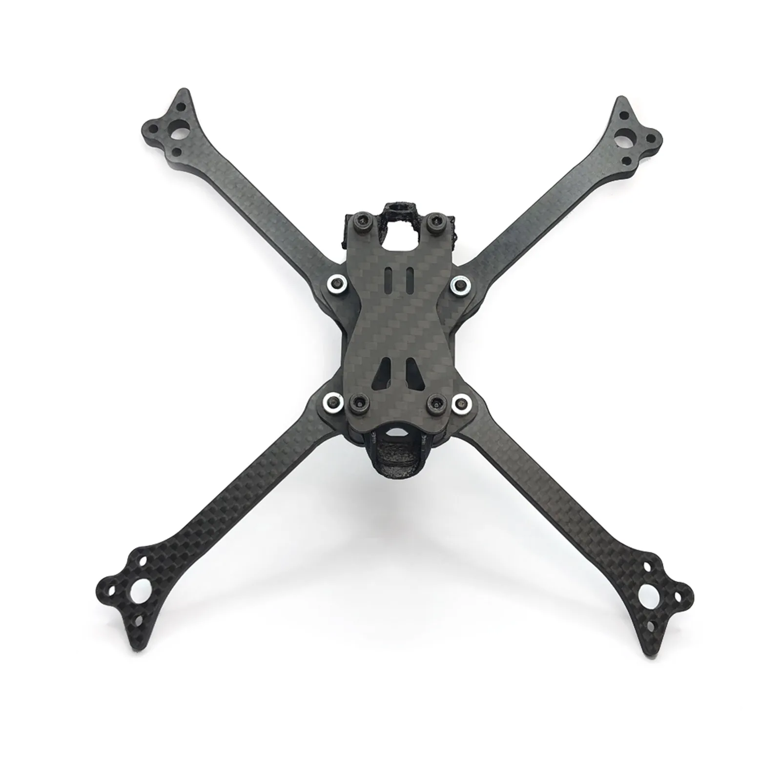 533 200mm 5inch Carbon Fiber X-type Split Frame Kit with 5mm Arms for five33 FPV RC Quadcopter Drone