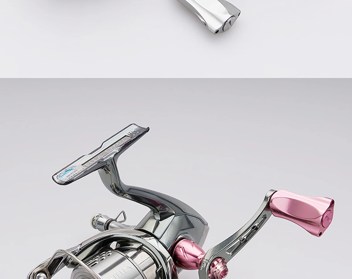Erhöhte Spinnrolle mit Doppelgriff, 92 mm Achsabstand und 21 mm Knopf, passend für Daiwa- und Shimano-Rollen-Modifikationsteile – Detail 14