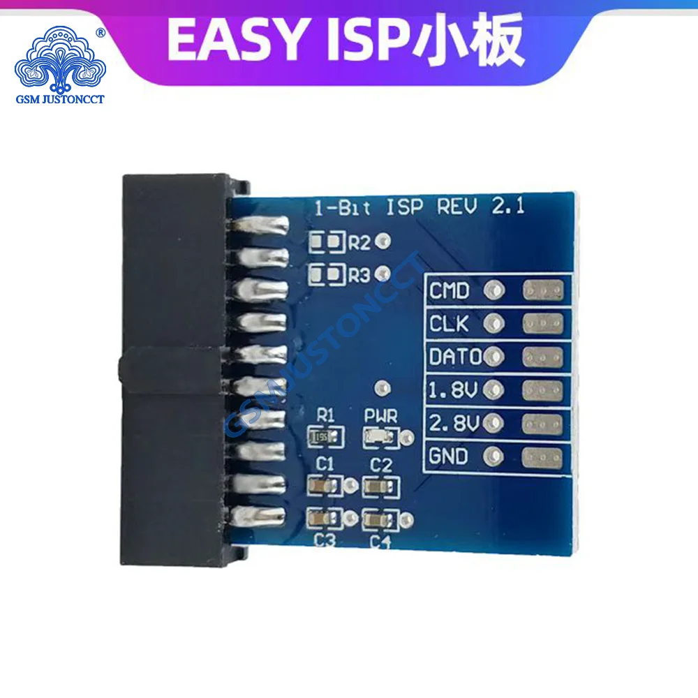 NEW 1-BIT ISP REV 2.1 ADAPTER FOR EASY JTAG TOOL