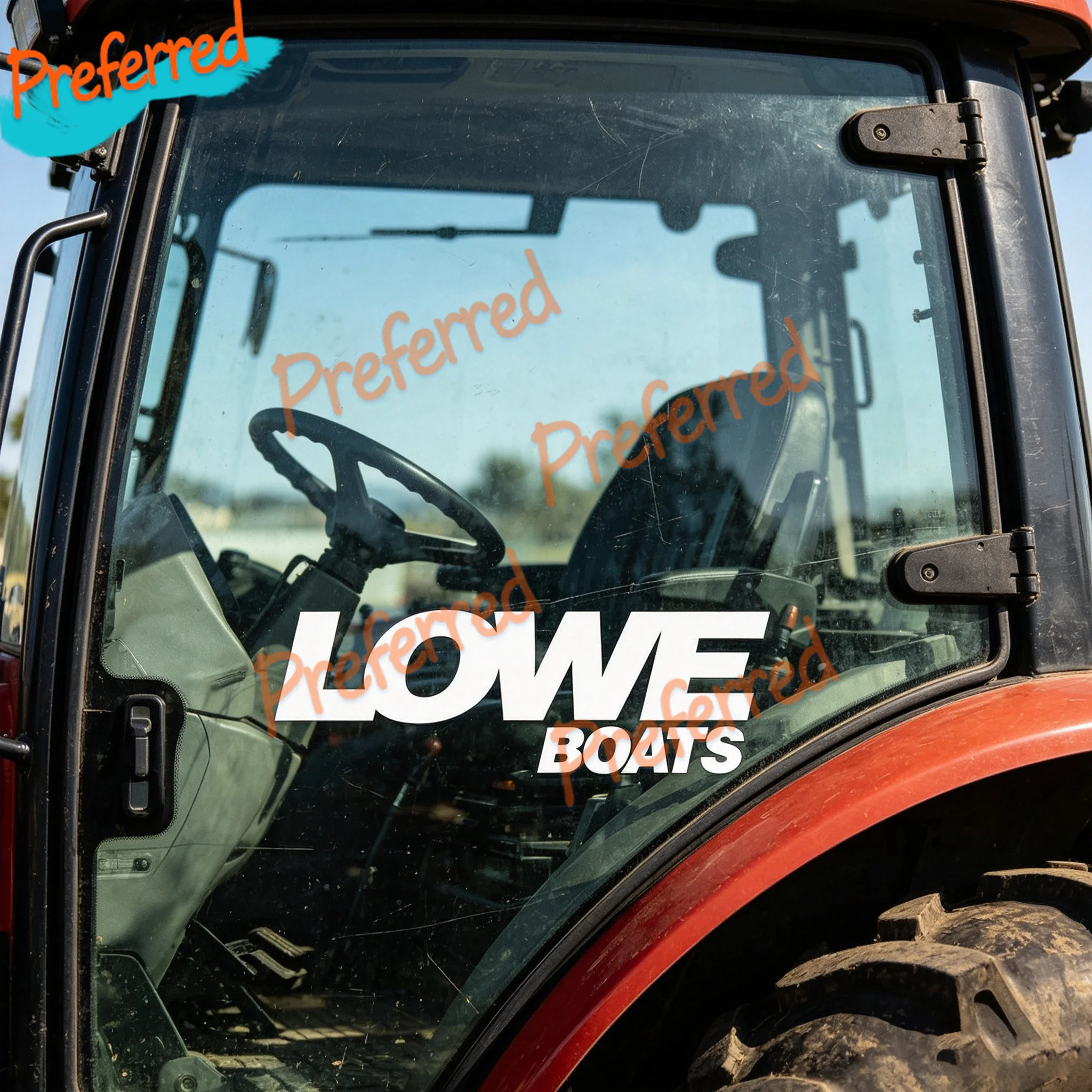 2x Pegatinas de vinilo de repuesto para motor fueraborda Lowe compatibles con embarcaciones - Personalizables en cualquier tamaño de pegatina