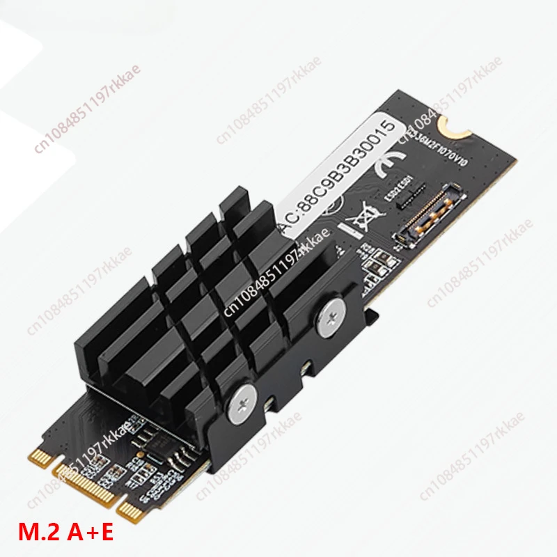 10Gb Network Card B+M Key M.2 to RJ45 Gigabit Ethernet Network Adapter 10G/2.5G/1000M Internet NIC Lan Card Marvell AQC107 Chips