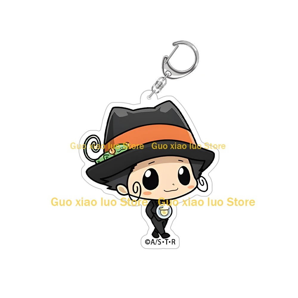 New Katekyo Hitman REBORN Byakuran Tsuna Gokudera Yamamoto Hibari Mukuro xanxus squalo belphegor Acrylic keychain Bag pendant 