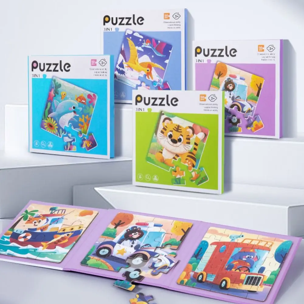 

Creative Panda Puzzle Forest Animals Ocean Elephant Cartoon Animal Jigsaw Home Decor DIY Toy Numbers Jigsaw Puzzle Children