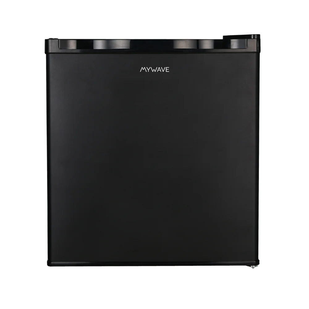 MyWave MWFRI-46 Mini fridge 46L capacity Mini Bar freezer compartment and Reversible door low consumption 44,5x46,5x49,8 cm black