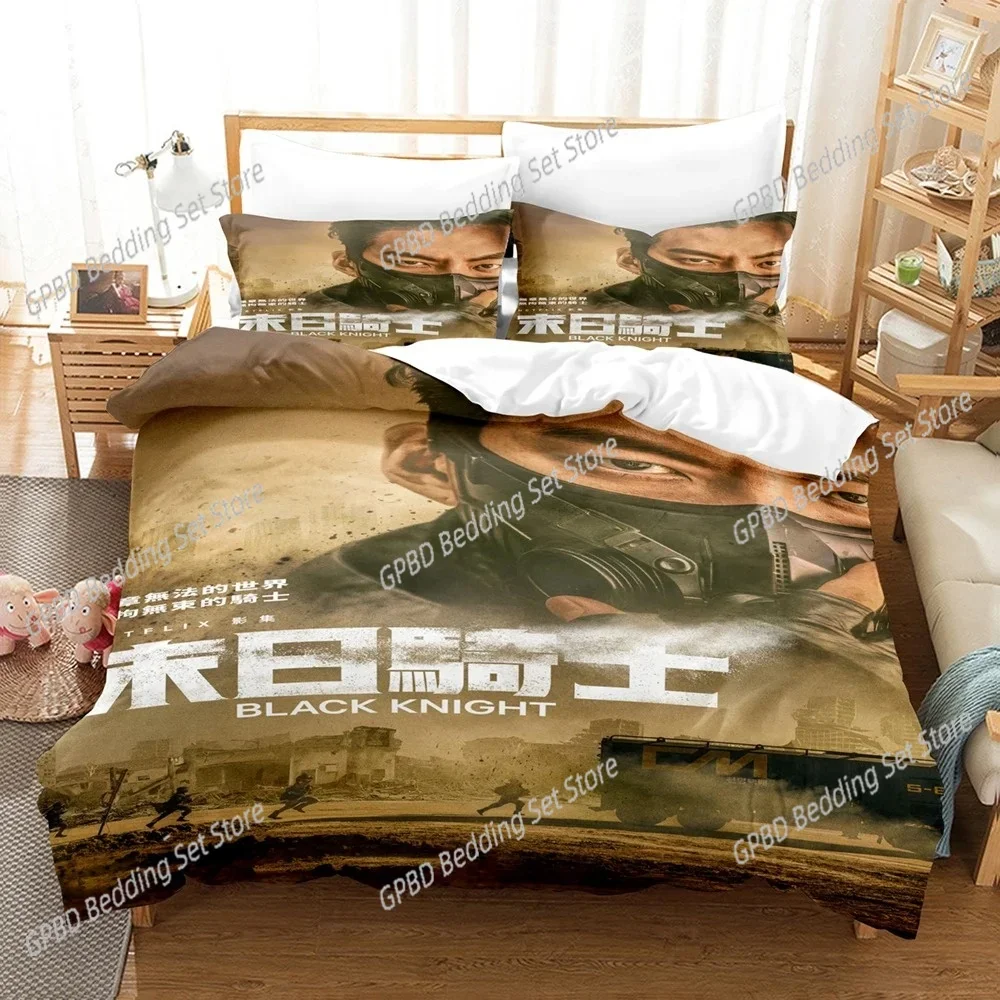The Black Knight 3D NEW Duvet Cover Pillowcase Bedding Set Adult Boy Girl Bedroom Decoration Children Single Double Large