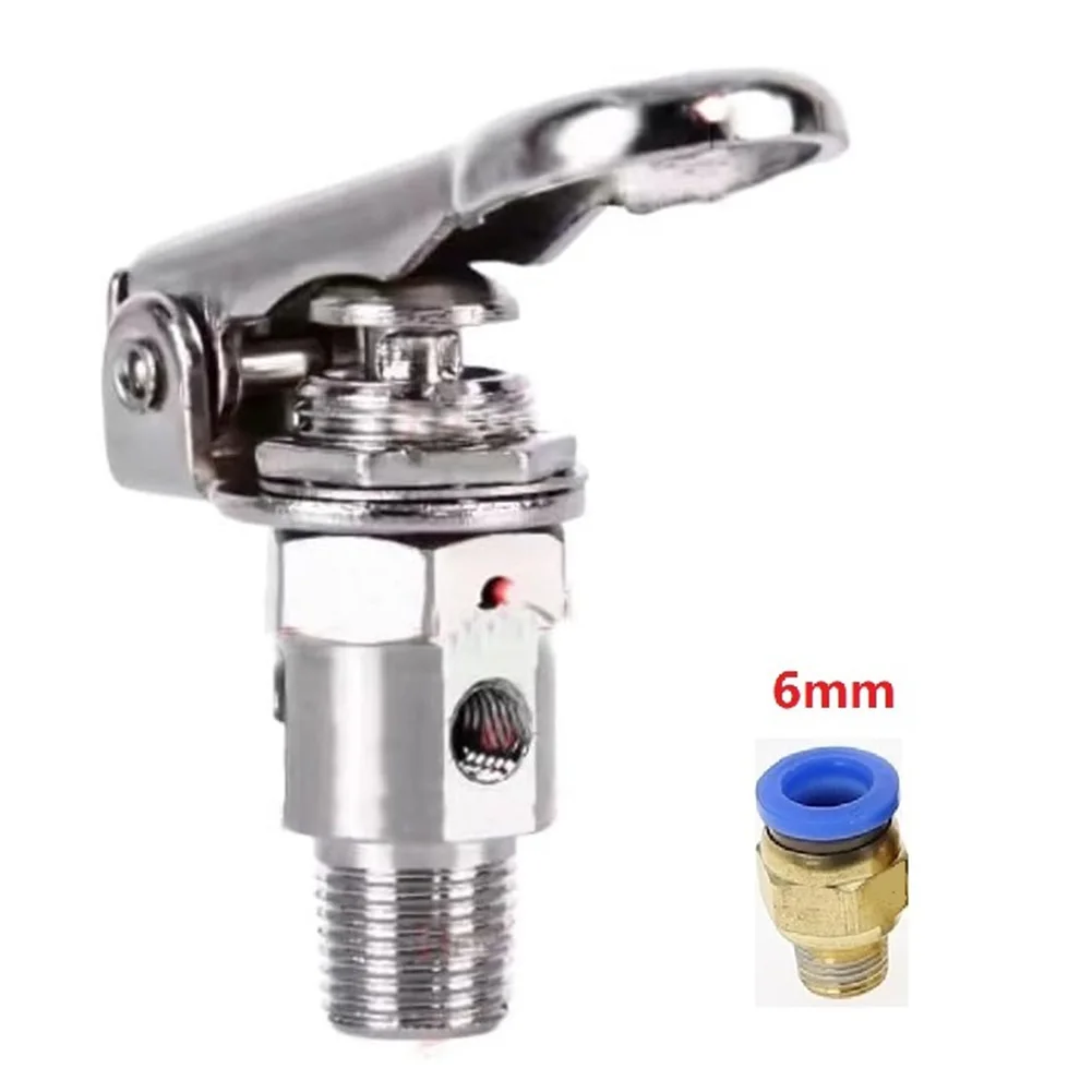 1pc TAC-3P-34T Pneumatic Valve 2 Position 3 Way Switching Mechanical Valve With 6mm Connector Button For Automatic Equipment