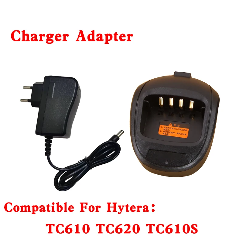 CH10A03Radio Battery Desktop Charger for ADAPTS to HYT Haineng Da TC610 TC620 TC610S Radio Walkie Talki