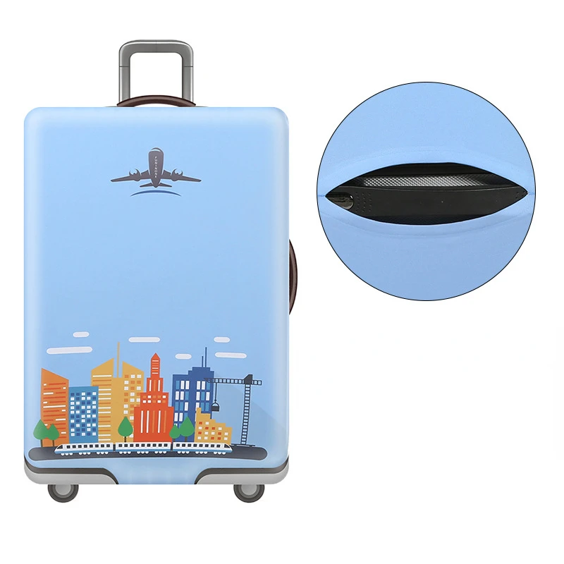 Luggage Protective Cover Suit 18-32 Inch Suitcase Dustproof Anti-scratch Elastic Protector Trolley Case Travel Accessories