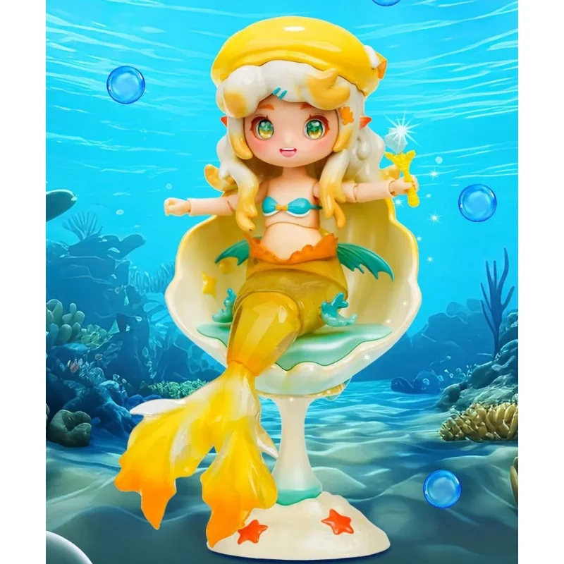 

MERMAID Island BJD Series Ob11 1/12 Bjd Dolls Blind Box Mystery Box Toys Cute Action Anime Figure Kawaii Designer Model Gift