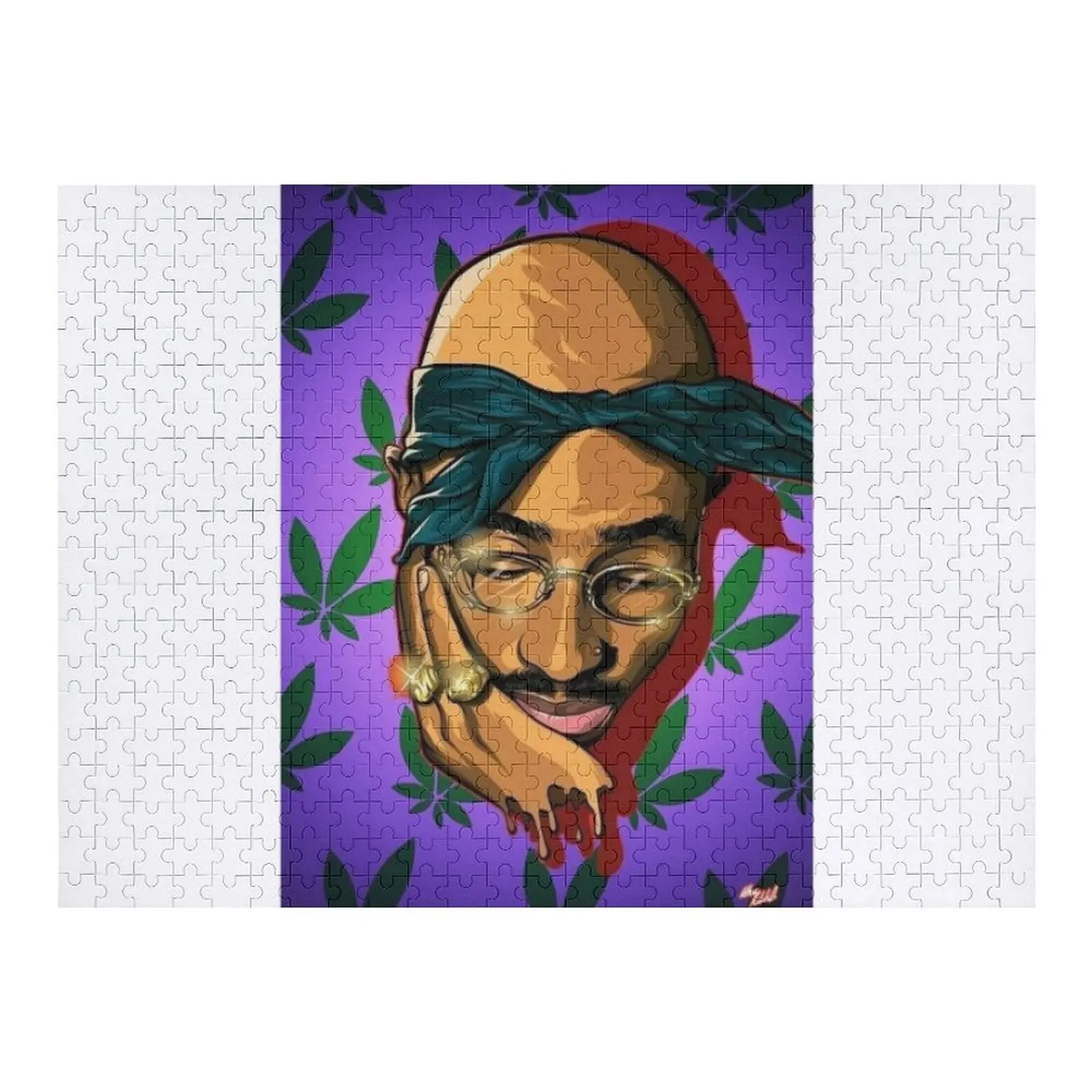 

Tupac Jigsaw Puzzle With Photo Custom Wooden Name Personalize Puzzle