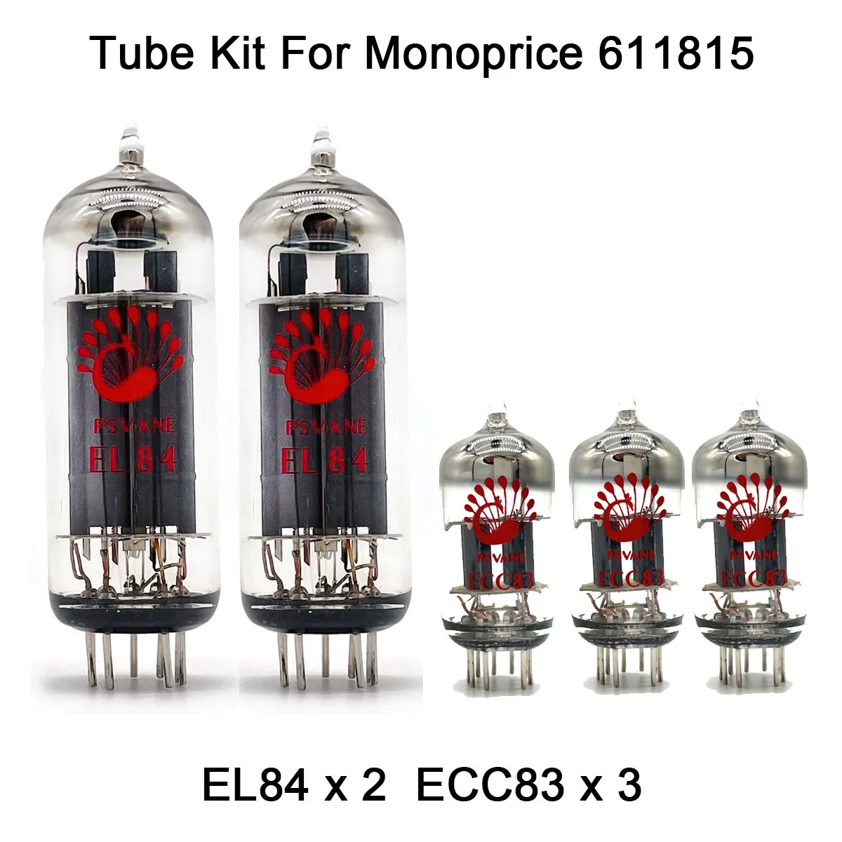 Tube Kit For Monoprice 611815 PSVANE EL84 2PCS ECC83 3PCS Power Tubes Vacuum Tube Valve Audio Guitar Amplifier High Gain