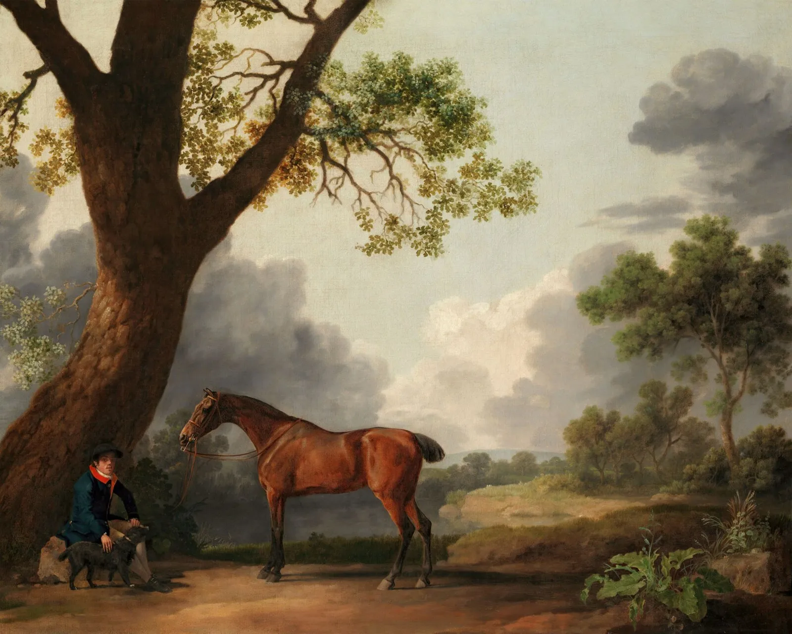 Vintage paard en veulen schilderij Victoriaanse Bay paard reproductie Giclee print wanddecoratie afbeelding abstracte huisdecoratie