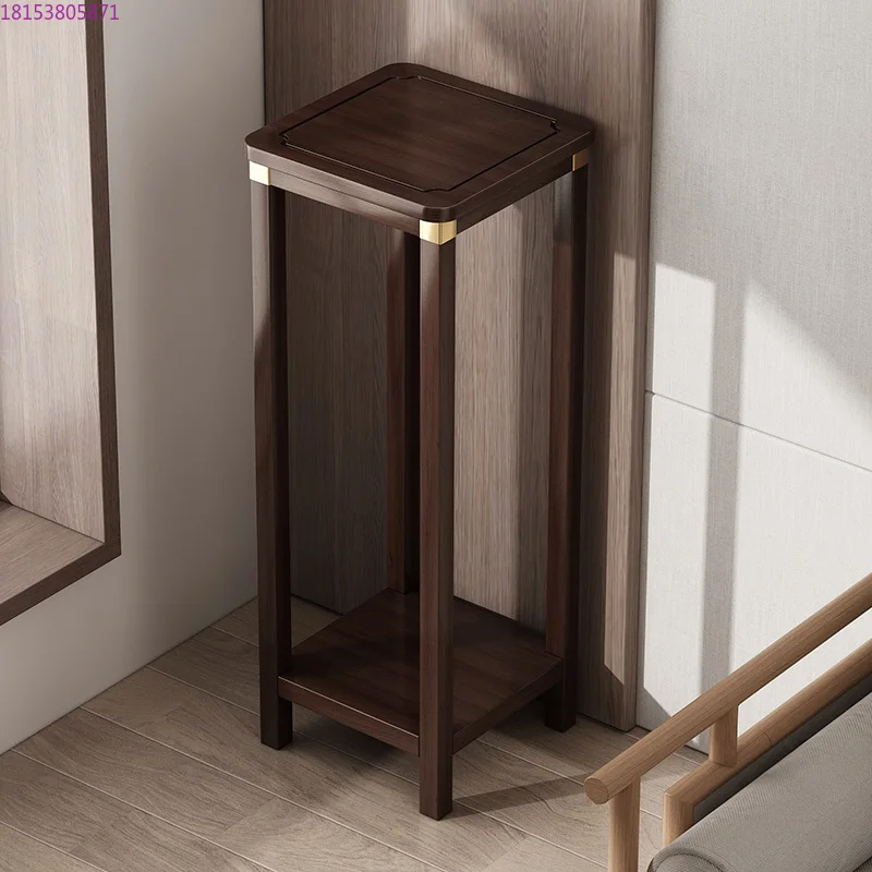 

Living room floor-to-ceiling solid wood indoor multi-layer rack, household display flower pot rack