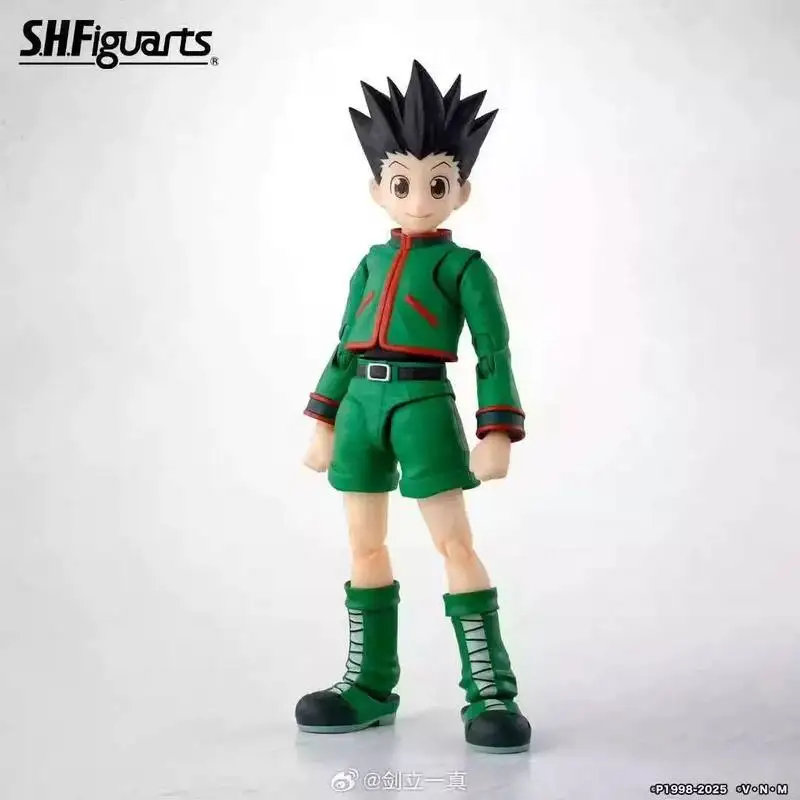 

In Stock Bandai SHF Hunter x Hunter Gon Freecss Killua Zoldyck Joint Movable Figure Nen Ability Effect Parts Anime Action Toy