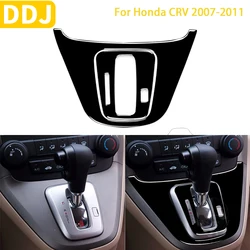 Panneau de changement de vitesse automatique, intérieur en plastique noir, décoration autocollante, pour Honda CRV 2007 – 2011