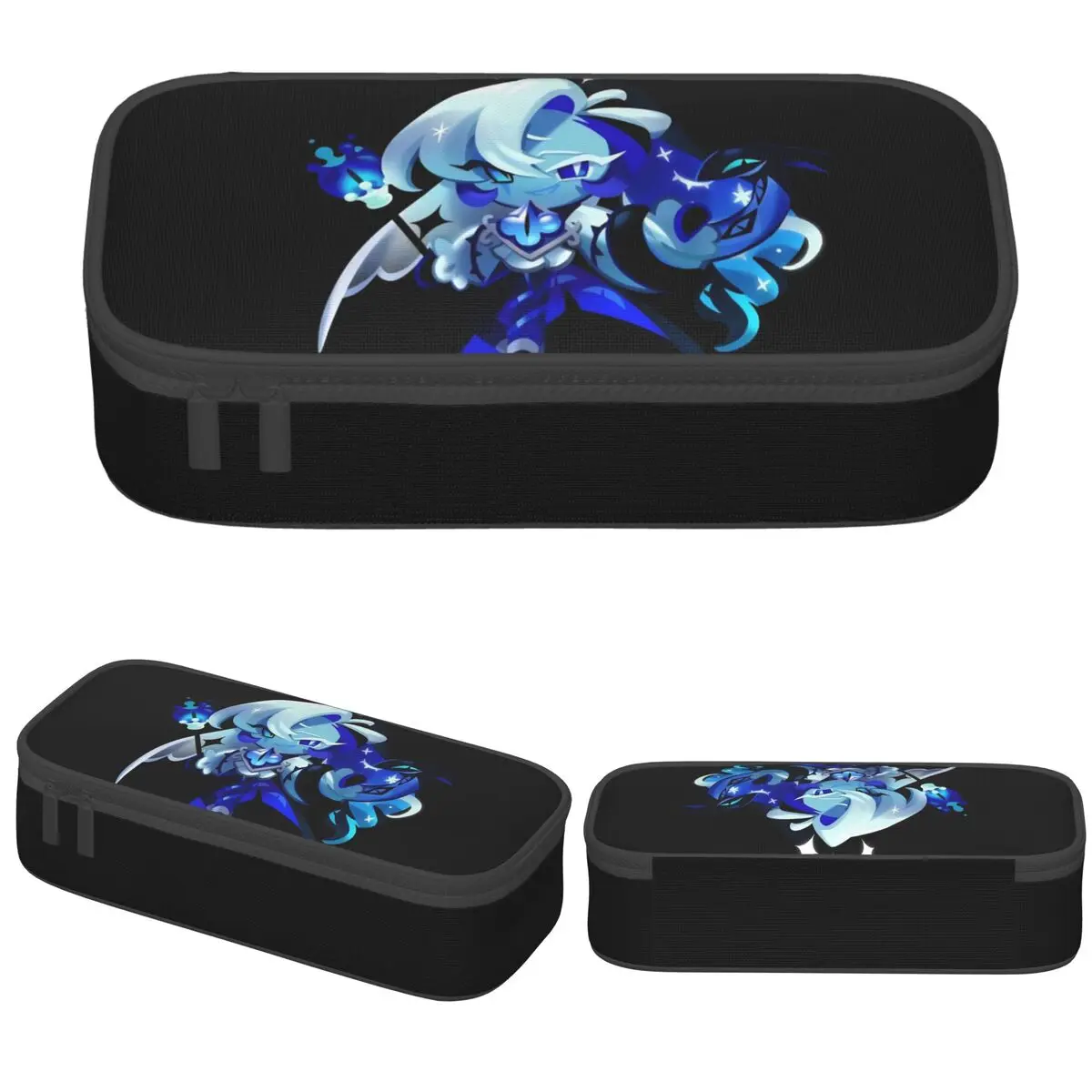 

Shadow Milk Cookie Run Kingdom Game Пенал Веселая мультяшная ручка Сумки-карандаши Студенческие большие вместительные школьные принадлежности Подарочная пенал