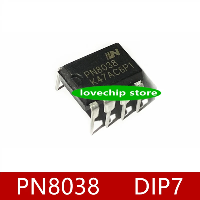 Brand new Original  PN8038 DIP7 Non-isolated 7.2W AC-DC conversion control original power chip