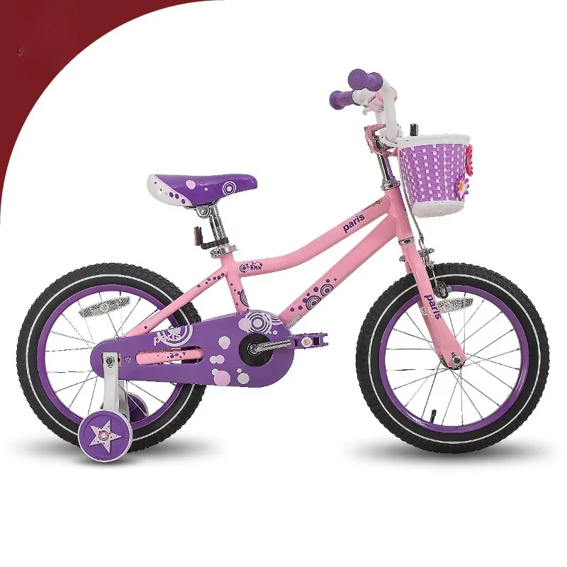 18-Inch children's bicycle for children aged 3 to 9
