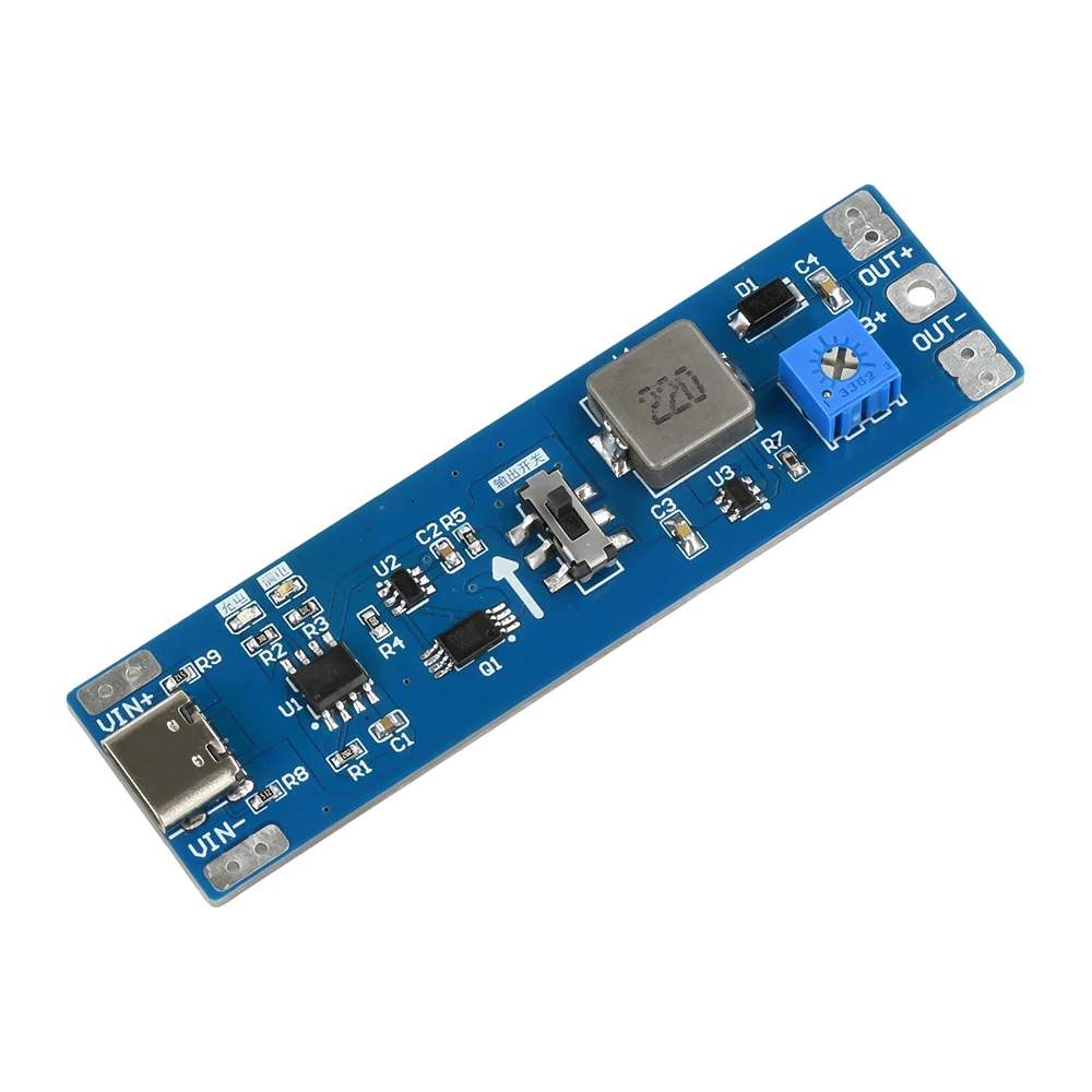 3,7 V bis 9 V 12 V 18650 Lithium-Batterie-Boost-Aufwärtsmodul, USV, unterbrechungsfreies Stromversorgungsmodul, Lade-Entladung, integriert
