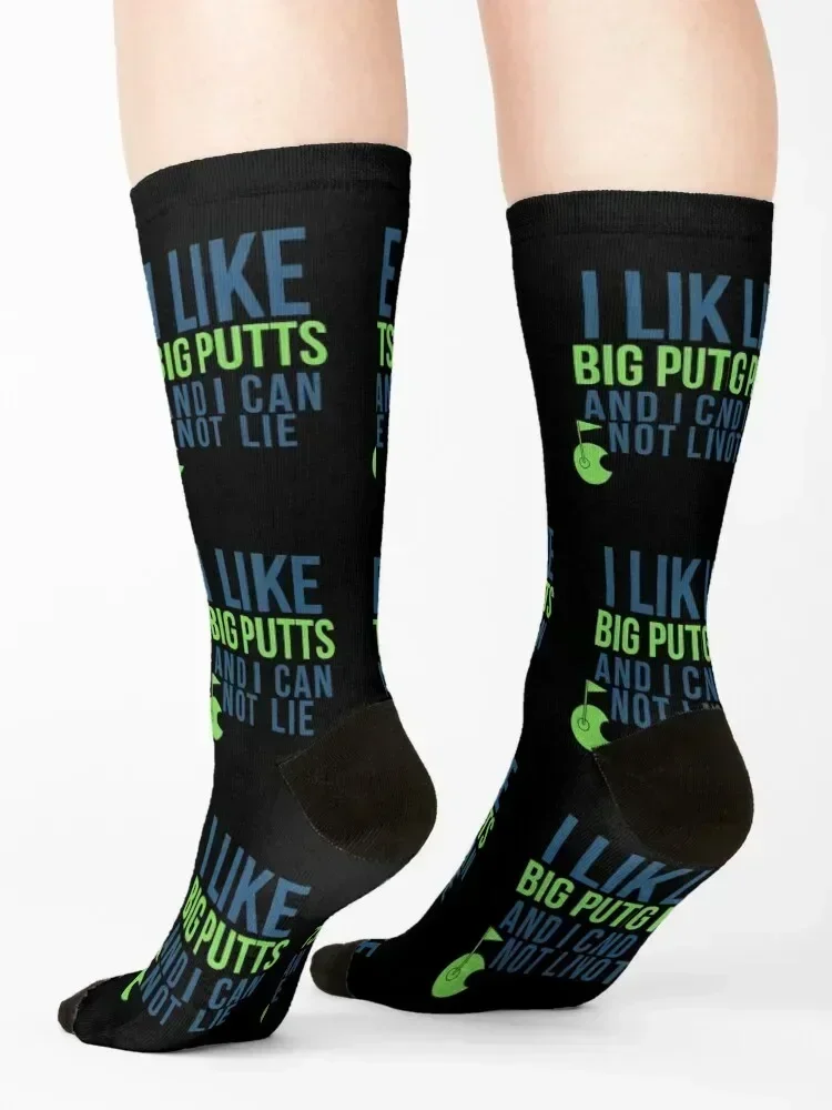 I Like Big Putts Funny Golf Socks luxe new in's Running christmas stocking Socks Male Women's