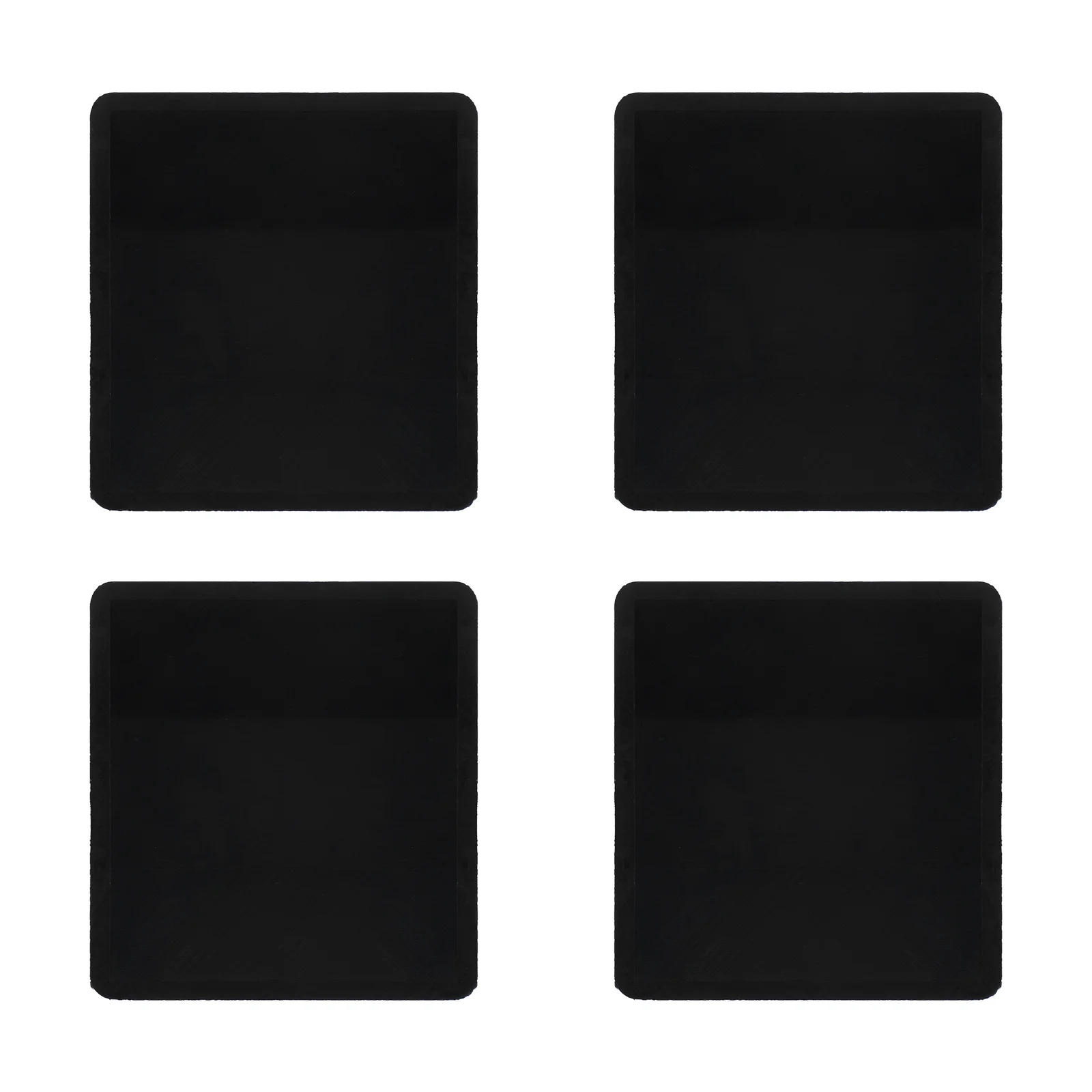 

4Pcs Anti-Slip Rubber Pads for Furniture Sofa Table Legs Non-Slip Mats Black Furniture Foot Pad Rubber Pad Sofa Foot Riser