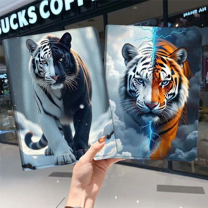 

Cool Tiger Lightning Cloud For Samsung Galaxy Tab A7 A A8 A9 A11 S6 S11 10.1 10.4 10.5 Inch Lite PLus Soft Tablet Case Gift
