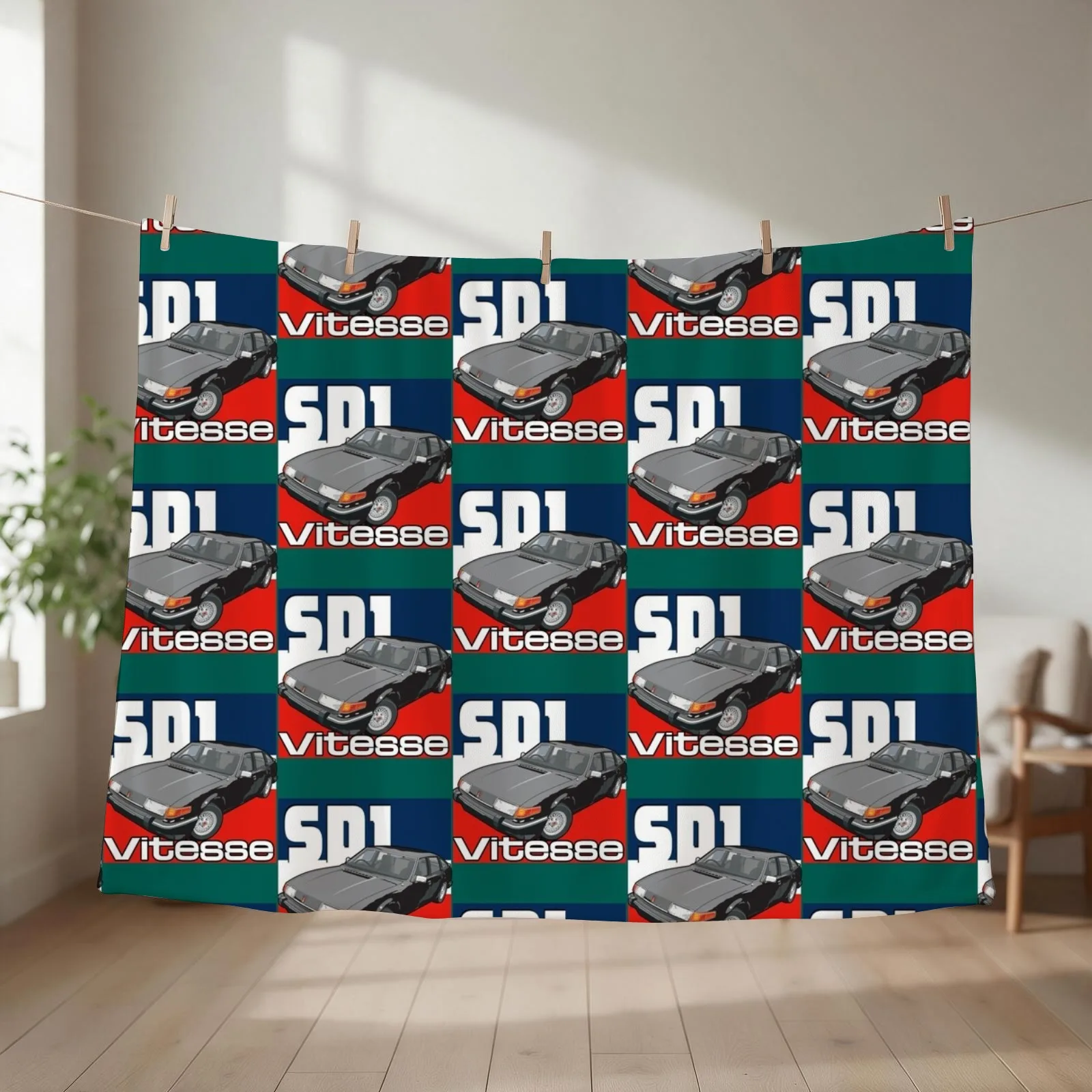 Rover Cars Rover SD1 Throw Blanket Blankets For Sofas Weighted Bed covers Luxury Designer Blankets