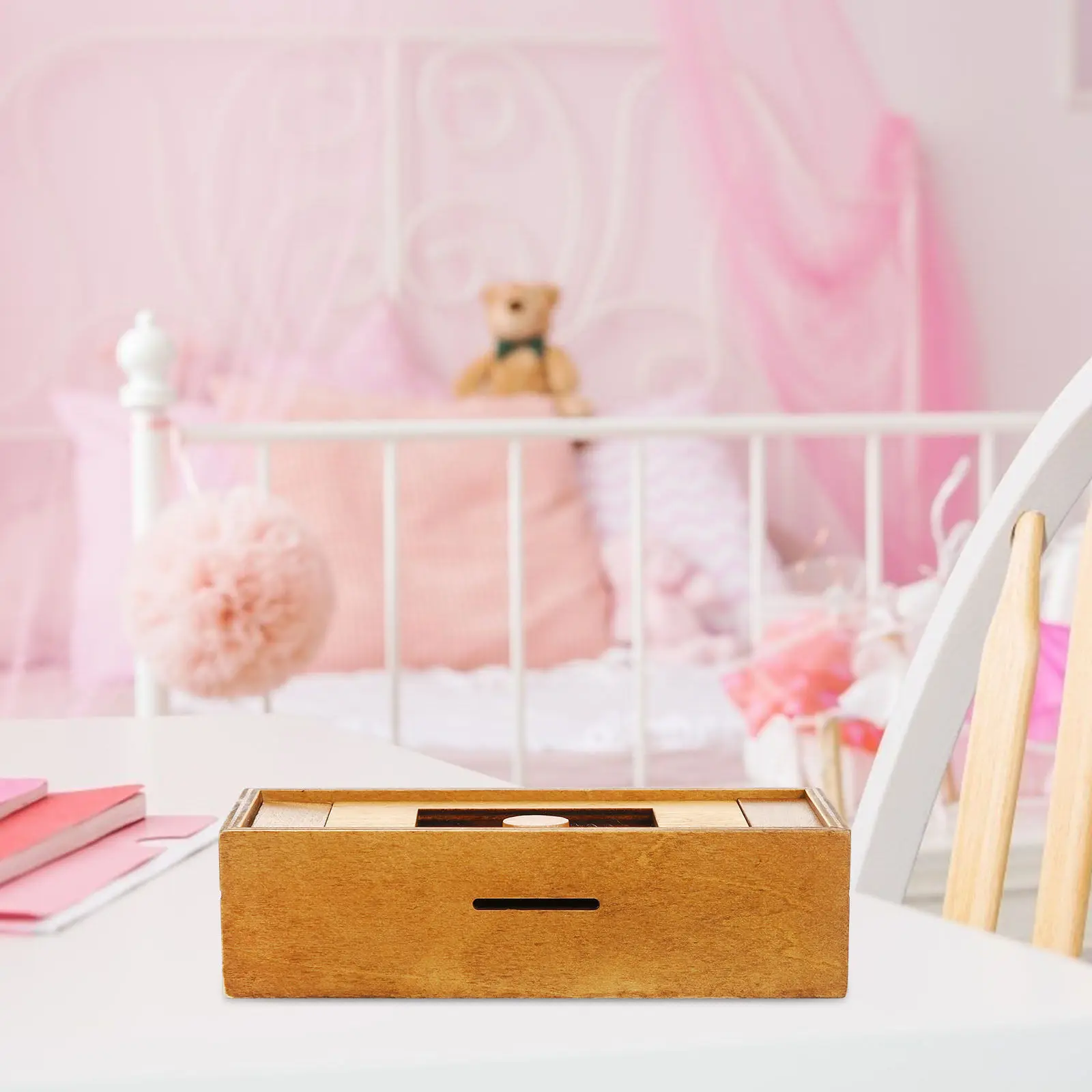 

Деревянная головоломка-коробка из премиальных материалов с потайными отсеками – развивающий подарок для детей на День рождения и Рождество