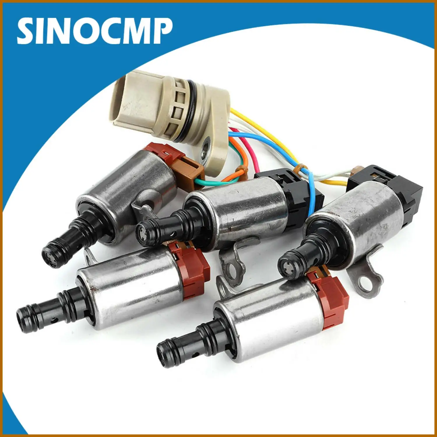 

5Pcs Transmission Shift Solenoid With Harness 28400-PRP-004 High Quality For Honda Accord CRV RSX Crosstour Element 2003-2015