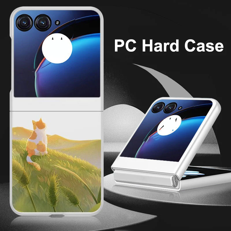 Para moto razr60 cantos ultra reforçados macio tpu à prova de choque airbag caso razr 50 40 ultra hd pintado capa razr 60ultra 50ultra