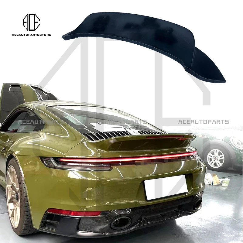 

Sports Classic Style Carbon Fiber Rear Spoiler Base Spoiler Frame Spoiler DuckTail For Porsche 911 992 2019+ Carrera