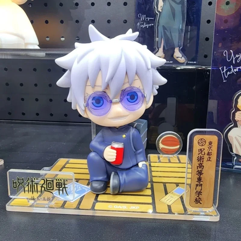 

New Original Jujutsu Kaisen Anime Figure Geto Suguru Cute Q-Version Character Desktop Decoration Toy Peripherals Model Gift