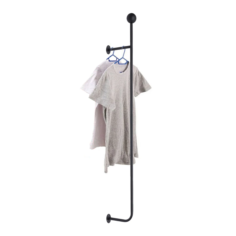 Cabide de parede para roupas, resistente Metal Hat Rack, Design moderno