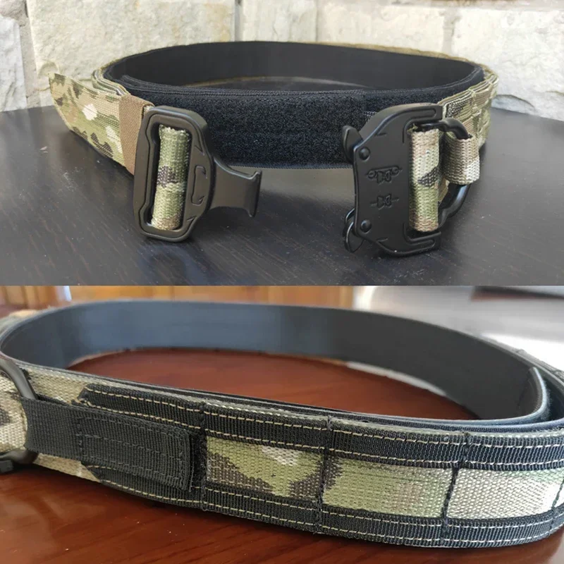 

Tactical Molle Belt Airsoft 1.5 Inch Belt Durable Combat Hunting Outdoor Wargame Equipment Quick Release Buckle Belt