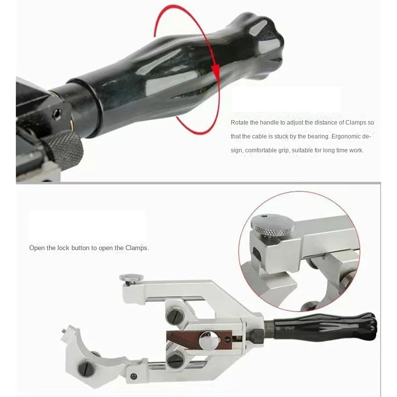 Imagem -03 - Faca Multifuncional Manual de Alta Tensão Descascador Cabo Semicondutor Camada Isolamento Fio Stripper Kbx65 ab