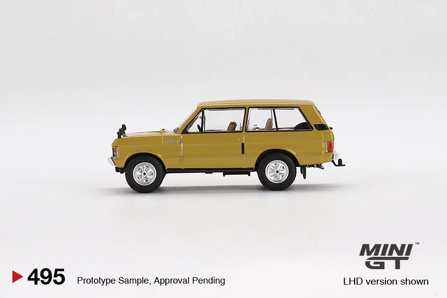 MINIGT 1:64  Range Rover 1971 Bahama Gold  MGT00495-CH Car Diecast Vehicle Model Toy