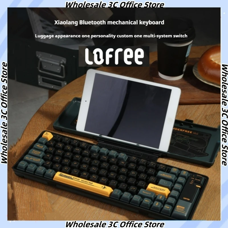 Lofree Oe901 84 Key Xiaolang Mechanical Keyboard Wireless Bluetooth 2 Modes Ipad Gaming Esports Office Computer Laptop Tea Shaft