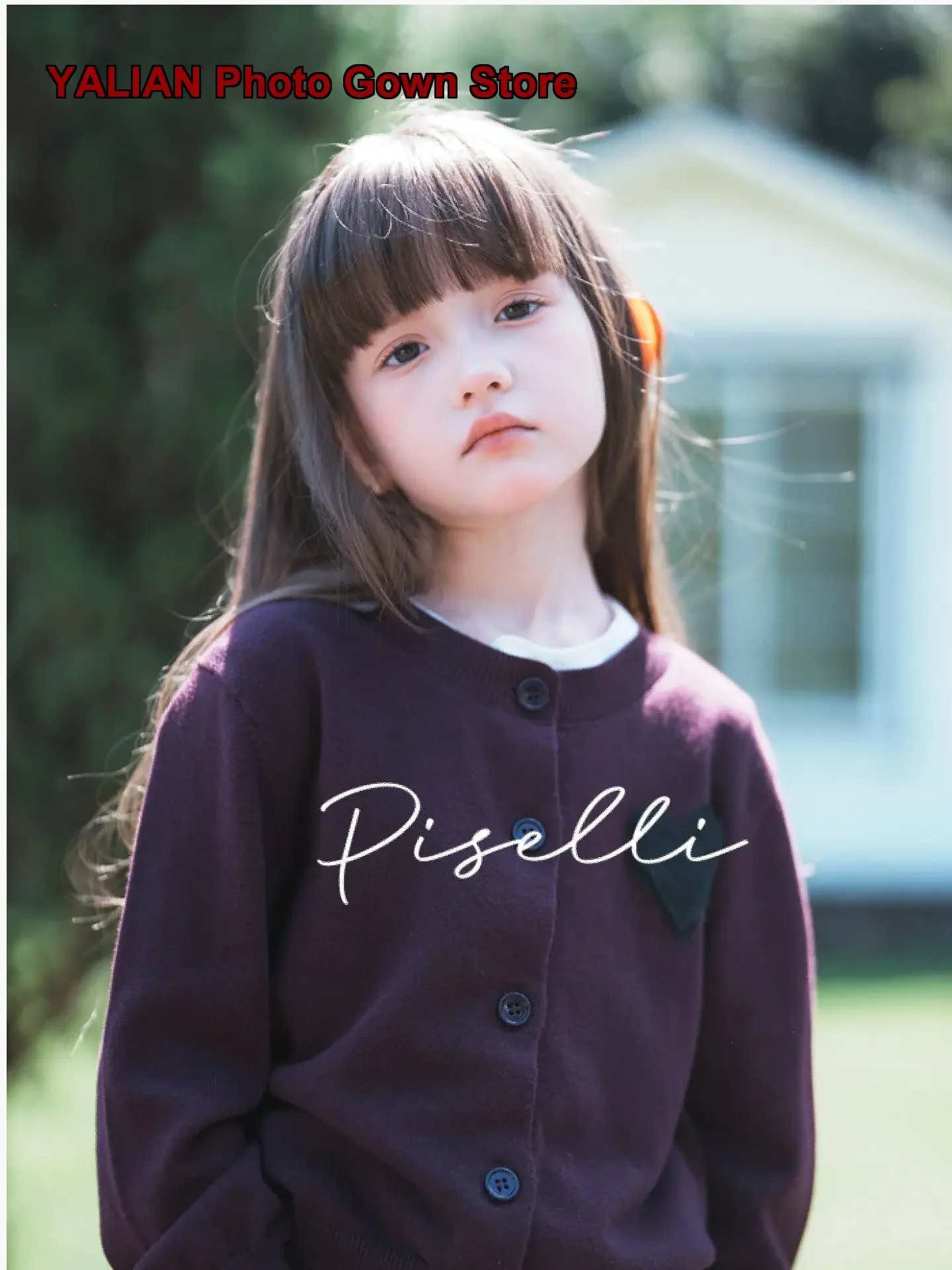 Girls Heart-Shaped Knit Autumn Cardigan Older Kids Stylish Jacket 2026