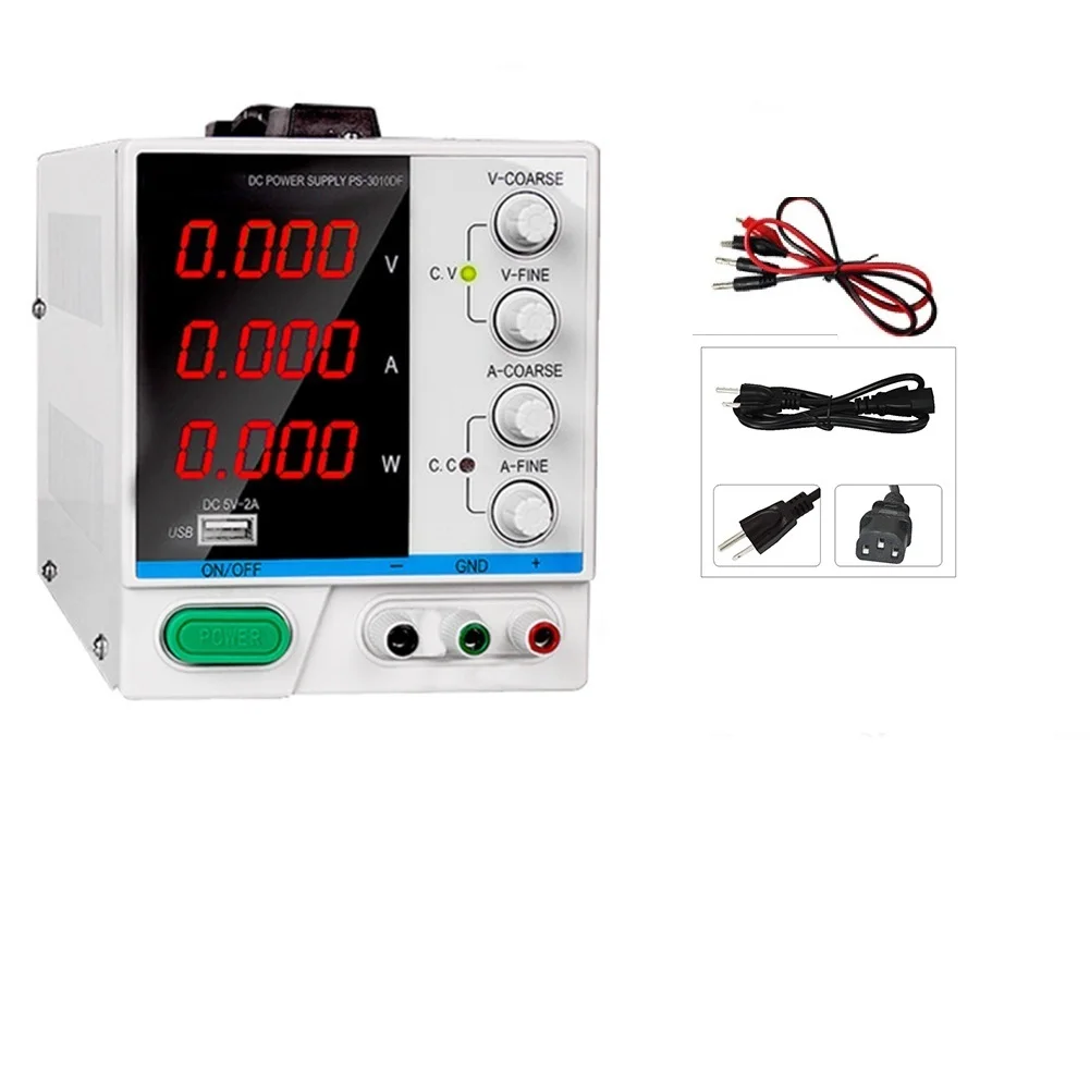 PS3010DF 30V 10A Adjustable Switching DC P'ower Supply With LED Display For Electroplating DIY Aging Lab Equipment