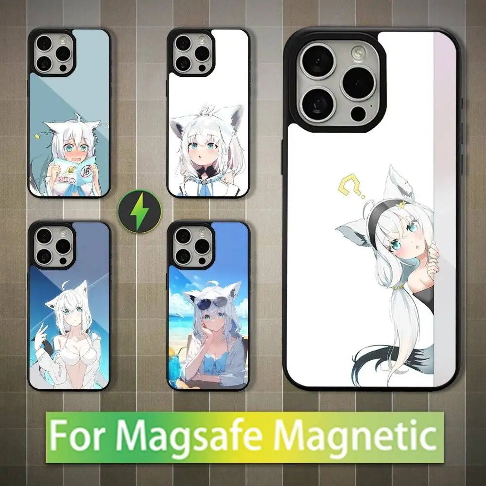 

Foxhound S-Shirakami F-Fubuki Phone Case For iPhone 16,15,14,13,12,11,Pro,Max,Plus,Mini,Magsafe,Magnetic Wireless Charging Case
