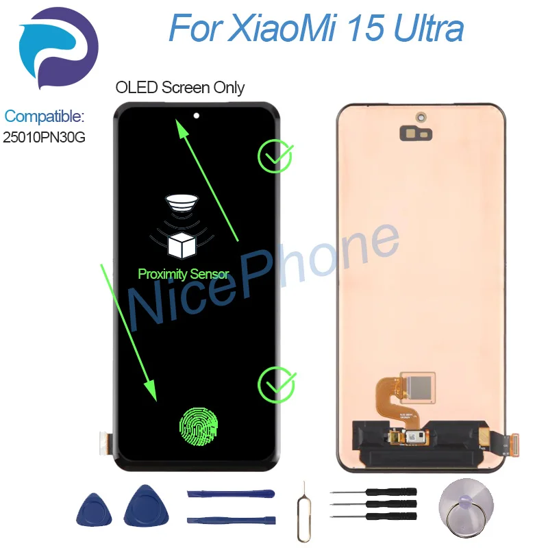 New And Tested For XiaoMi 15 Ultra LCD Display Screen Touch Panel Digitizer 25010PN30G 15 Ultra Screen Display