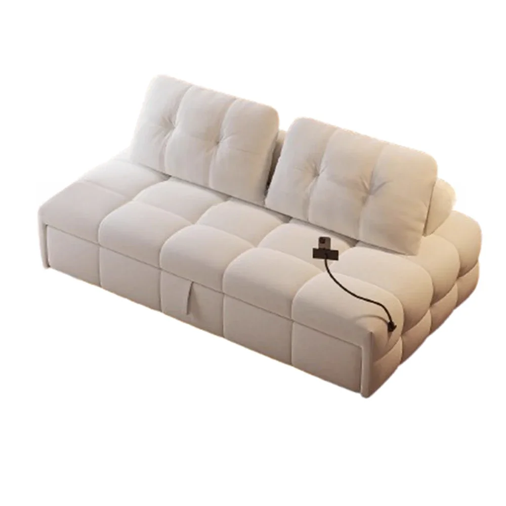 Expandable Couple Sofa Hidden Armrest Reclining Lounge Reading Sofa Bed Foldable Living Room Meble Pokojowe Home Accessories