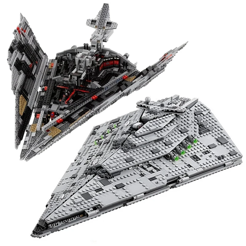 

1416PCS Space Star Destroyer Building Blocks Starship Fighter Spaceship Model Collection Assemble Bricks Toy Gift For Boys Adult