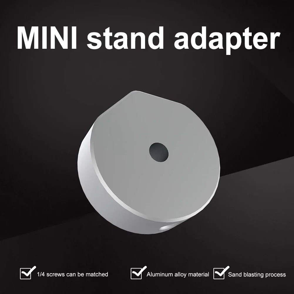 Per StarLink Mini 1/4 Vite Adattatore di Montaggio Rotondo Treppiede In Lega di Alluminio 1/4 Vite Adattatore Staffa Tubo 1/4 Vite Adattatore