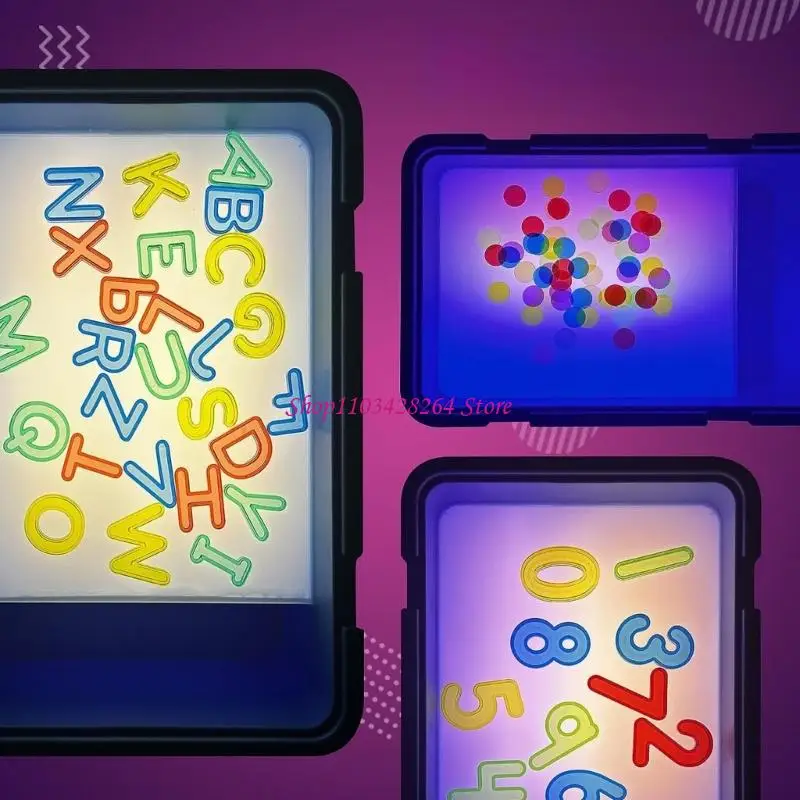 

Bright LED Drawing Board For Childrens Artistic Play 45 By 32 Centimeters
